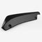 2pcs Car Rear Bumper Spoiler Canards Scratch Protector Diffusers (Black)