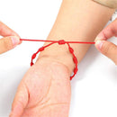 4PCS Black Jewelry Red Women Bangles Hand Rope Lucky Bracelet Evil Eye Bracelets