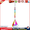 Crystal Pendant Colorful Beads Hanging Drop Wind Chime Garden Decor (A) Newly