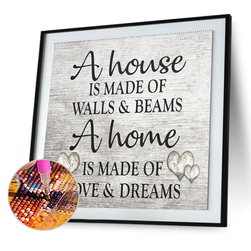 5D DIY Full Round Drill Diamond Painting Love Alphabet 18 Colors (Q2147)