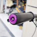 MEROCA 2pcs Bicycle Bar Grips End Cap MTB Bike Handlebar End Plug (Purple) Newly