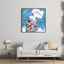5D DIY Diamond Painting Kits Cartoon Bear Full Round Diamond Picture Wall