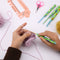 9pcs 2.25-6.5mm Soft Alumina Crochet Hooks Knitting Needle for Yarn Craft