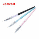 Handle Nail Liner Pen Drawing Lines Grid Stripe Manicure Painting UV Gel Brush