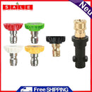 Pressure Washer Gun Adapter + 5 Nozzles Tips Set for Karcher K2 K3 K4 K5 K6 K7