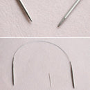Stainless Steel Circular Knitting Needles Crochet Pins Needlework (Size 8) Newly
