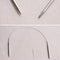 Stainless Steel Circular Knitting Needles Crochet Pins Needlework (Size 8) Newly