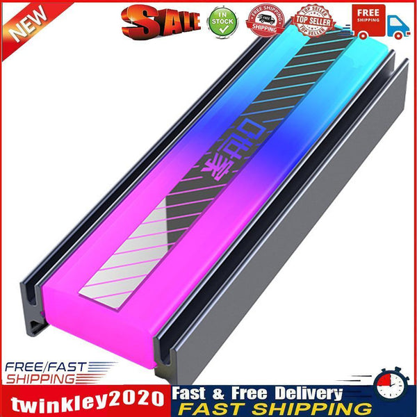 M.2 SSD Cooler Heatsink 5V 3Pin ARGB 2280 Solid State Hard Disk Radiator Newly