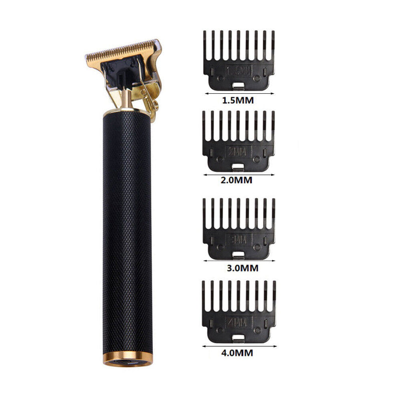 Electric Hair Clipper Practical T9 USB Beard Trimmer Oil Head Scissors for Men