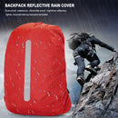 Reflective Waterproof Bag Rain Cover Outdoor Safety Covers (Red 60L)