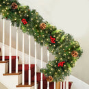 Decorative Wreaths Pine Needle Door Hanging Party Ornaments Christmas Wreath