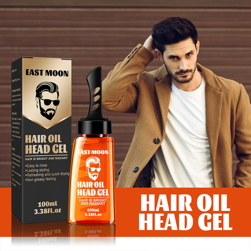 Long-lasting Hold Hair Gel Quick-drying Non-greasy Highly Men Hair Moisturizi