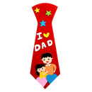 Creative Crafts DIY Ties Kids Handmade Educational Toys Fathers Day Gift