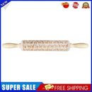 Cute Animal Wood Embossing Rolling Pin for DIY Baking Cookies Cake (Cat)