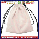 Portable Corduroy Female Crossbody Bag Solid Drawstring Clutch Mini Casual Purse