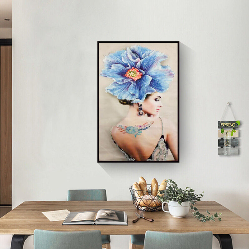 Special Shaped Art Flower Lady 5D DIY Diamond Painting Handwork Home Decor