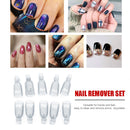 10pcs Plastic Gel Remover Clip Nail Soak Off Cap Gel Remove Tool (Clear) Newly