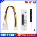 NGFF M.2 to PCI-E 4X Riser Card M2 M Key to X4 Adapter Converter with LED