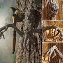 Tree Bark Face Creepy Halloween Garden Sculpture Monster Tree Face Statue