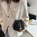 Rhinestone Women Shoulder Bag Chain Crossbody Bucket Messenger Handbags Purse