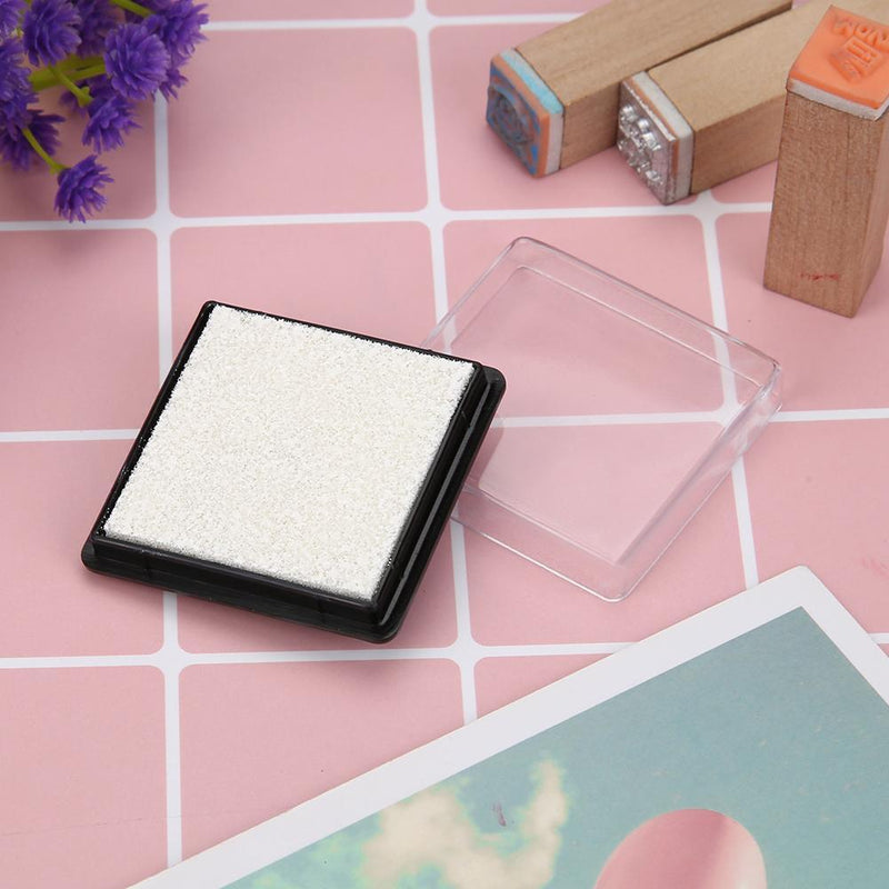 Fingerprint Square Inkpad for DIY Scrapbook Card Paper Craft Stamp (White) Newly