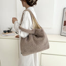 Autumn Winter Purse Handbags Portable Solid Women Fashion Shopper Bag for Travel