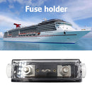 Bolt-on Fuse Holder Transparent Cover Auto Fuse Box High Temperature Resistance