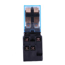 220V 10A LY2NJ Mini 8 Pin Coil Power Electric Relay With Socket Base Black