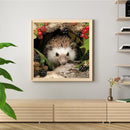 Oil Painting By Numbers Acrylic Handmade Little Hedgehog Digital Picture Deco