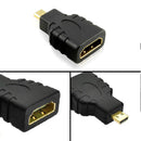 Female Micro HDMI To HDMI Converter Type D To Type A For Microsoft Surface RT
