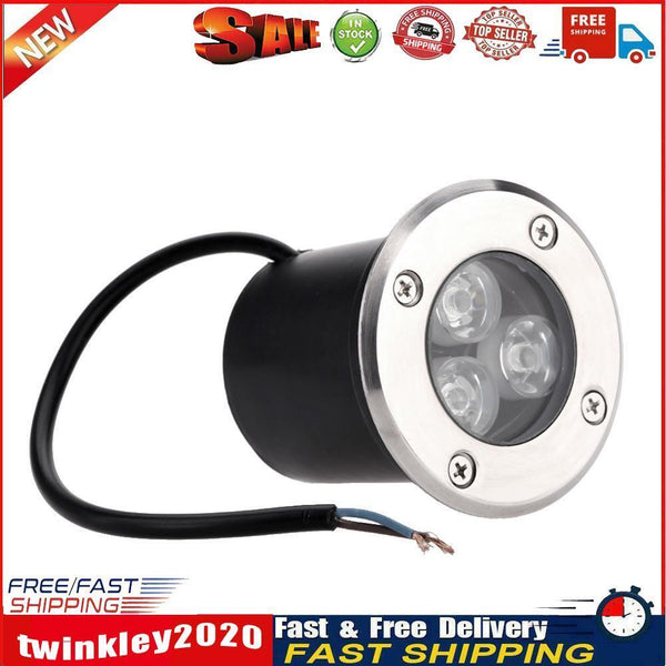 3W LED Underground Light IP65 Buried Recessed Floor Outdoor Lamp White  Newly