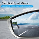 Universal Auto Wide Angle Rear View Mirror Car HD Frameless Blind Spot Mirr