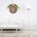 Home Sweet Home Welcome Sign, Rustic Wooden Front Door Hangers, Hanging Ornament