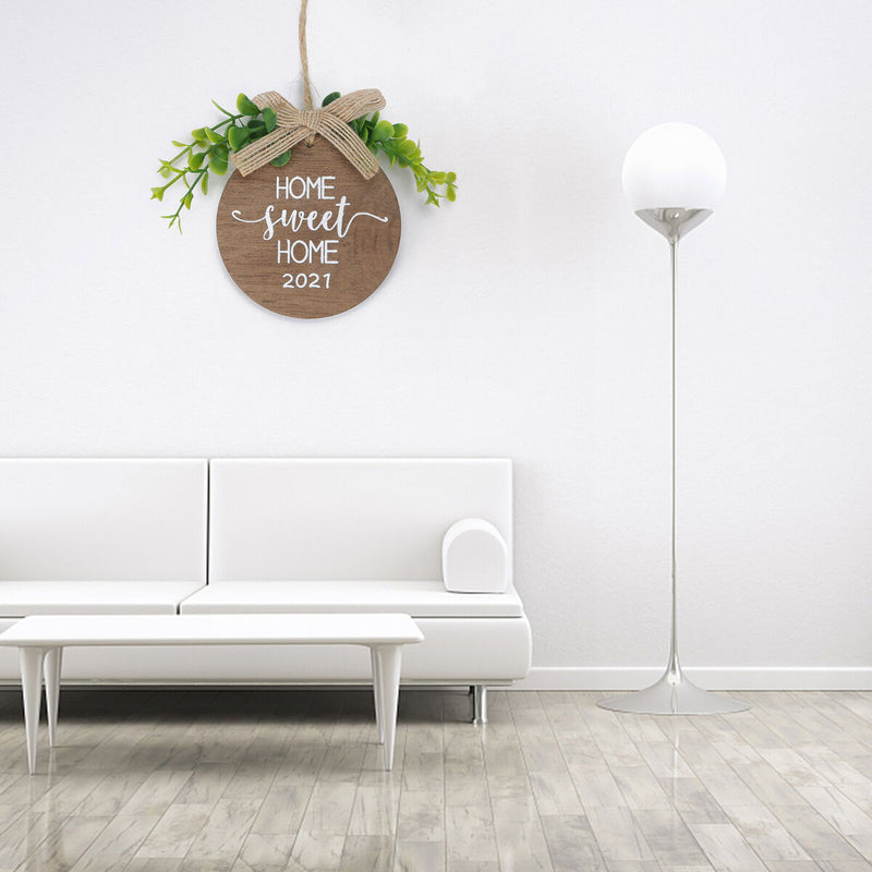 Home Sweet Home Welcome Sign, Rustic Wooden Front Door Hangers, Hanging Ornament