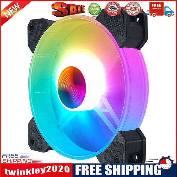 COOLMOON 12cm PC Case Fan Chassis CPU 5V 3Pin ARGB PWM Cooling Radiator