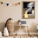 Alfombra moderna de cuero con retazos gris beige cuero de vaca 200 x 300 cm