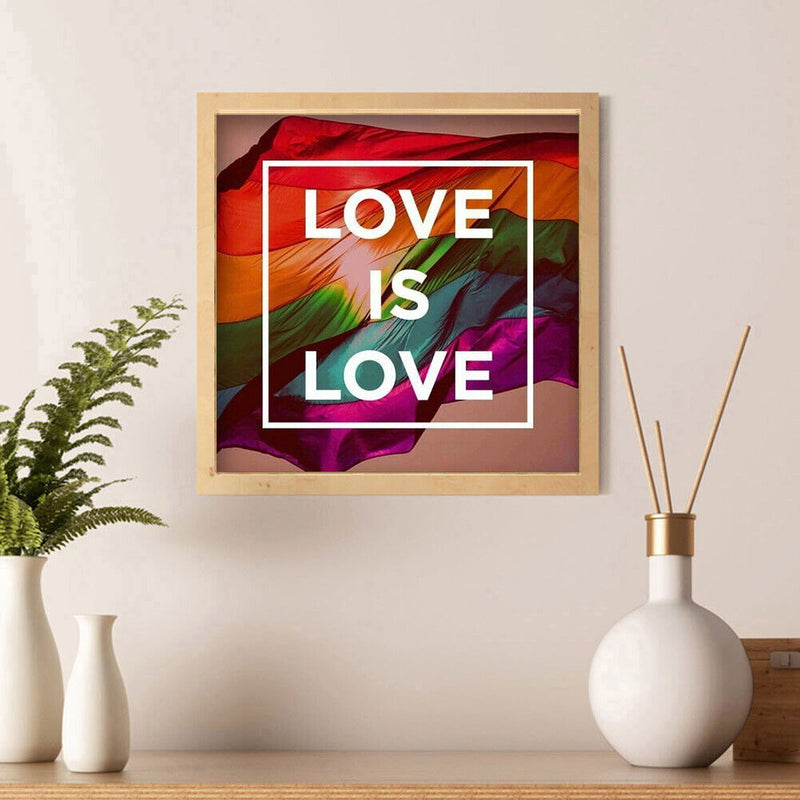5D DIY Diamond Painting Full Round Drill rainbow flag Picture of Rhinestone
