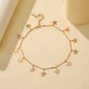 Simple Stars Necklace Fashion Pendant Women Charm Clavicle Chain Jewelry Gi