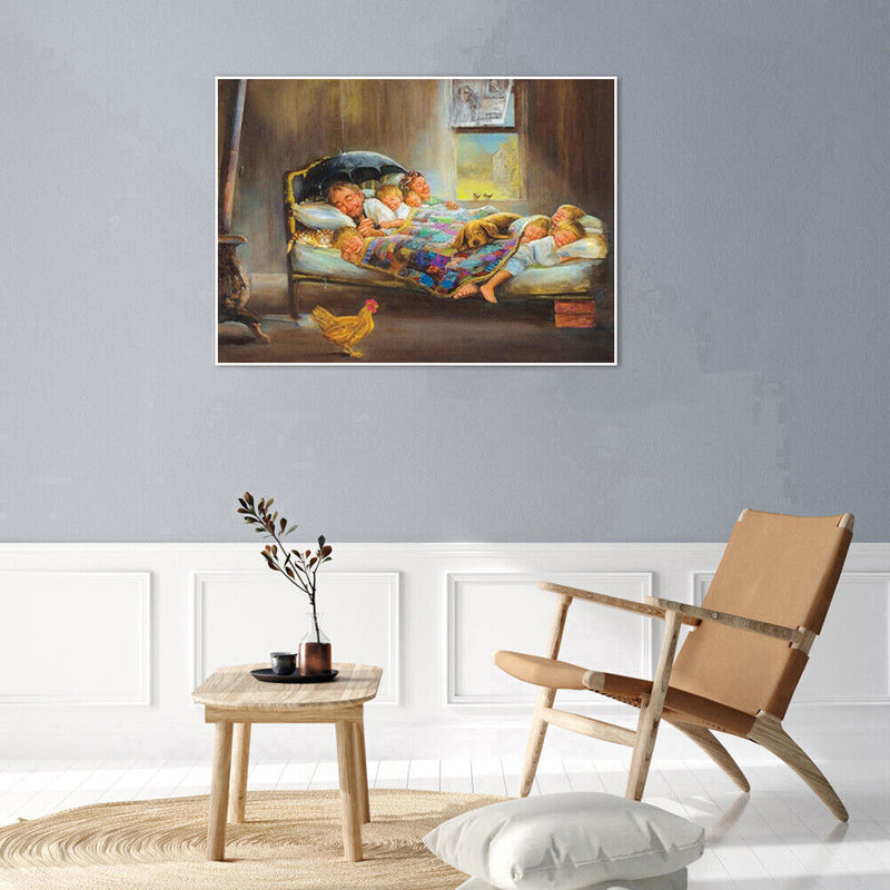 5D DIY Full Drill Diamond Painting Happiness Family Cross Stitch Embroidery Kit