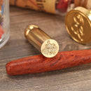 Thank You Wax Seal Stamp Fire Painting DIY Scrapbooking Envelope (12mm) Newly