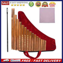 15 Pipe G Key Pan Flute Bamboo Panpipes Chinese Traditional Woodwind Instru