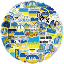 50pcs Ukraine Stop War Hope Peace Decals Graffiti DIY Waterproof Stickers Newly