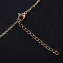 Fashion Women Letter Ambel Pendant Charm Clavicle Chain Necklace Jewelry