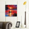 Sea Sunset Oil Paint By Numbers Kit DIY Acrylic Painting on Canvas Frameles