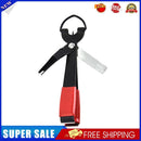 Steel Fishing Quick Knot Scissors Line Cutter Clippers Nippers (Black)