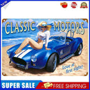 Metal Sign Plaque Tin Signs Classic Motor Tin Plate Art Wall Poster Decor