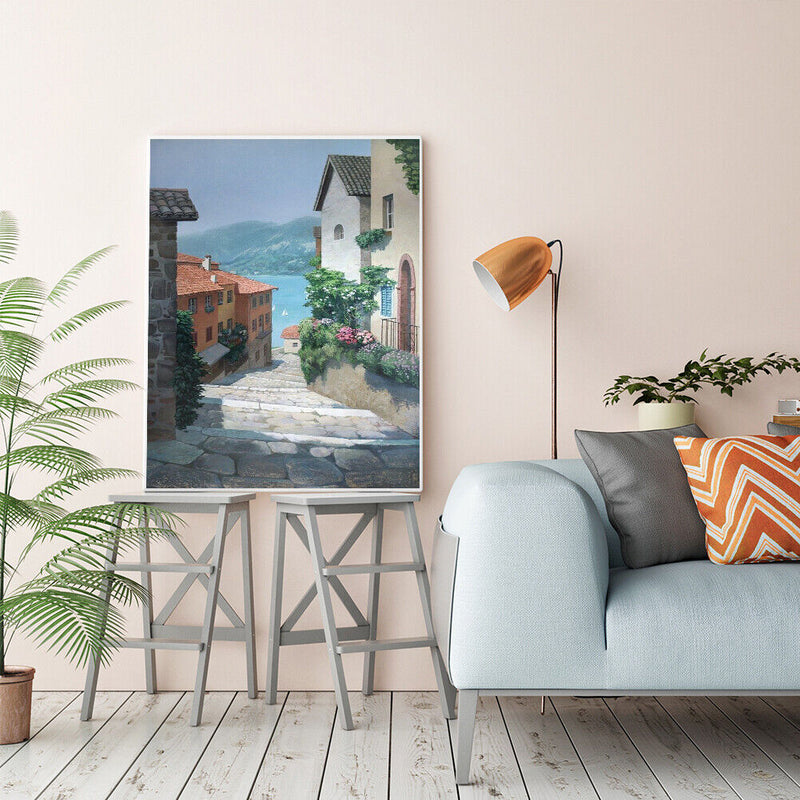 40x50cm Alley Frameless Picture Oil Paint By Numbers Hand Painted Picture Kit