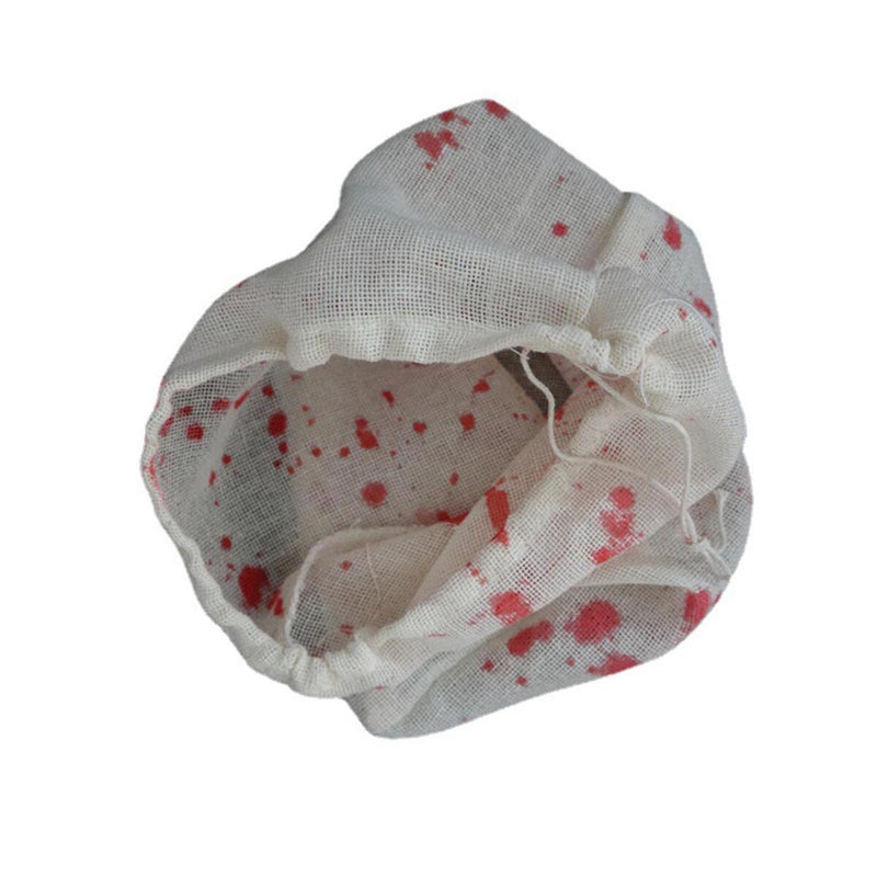 Bloody Gauze Cloth Bag Halloween Cloth Spooky Table Covers Decors Party C9D8