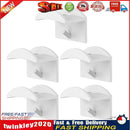 5x Baseball Hat Rack Cap Organizer Door Wall Headphone Hanger Hook (White) Newly