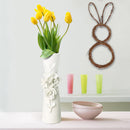 Handmade Easter Bunny Wreath DIY Folded Rattan Wreath Decoration (60cm)